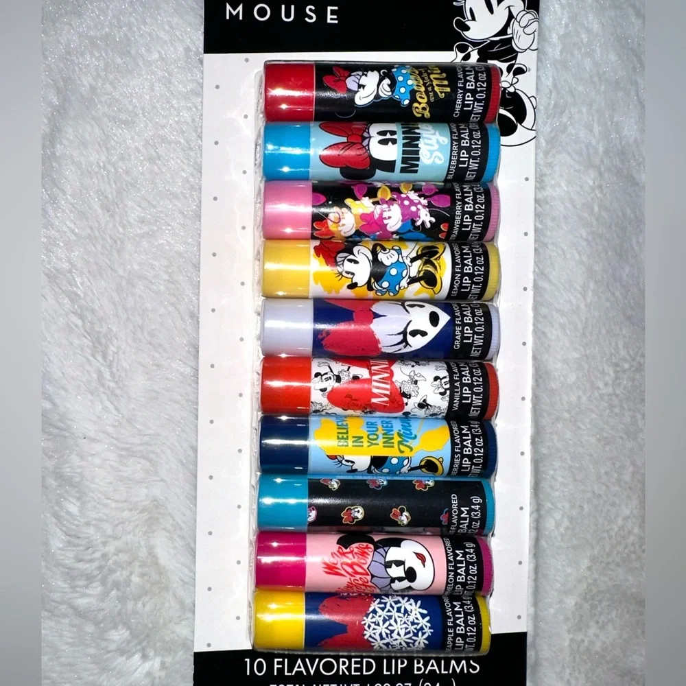 New Minnie Mouse Lip balm set